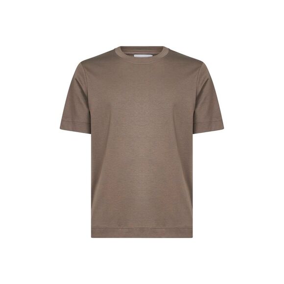 D 4.0 Men Beige Cotton Jersey T-Shirt